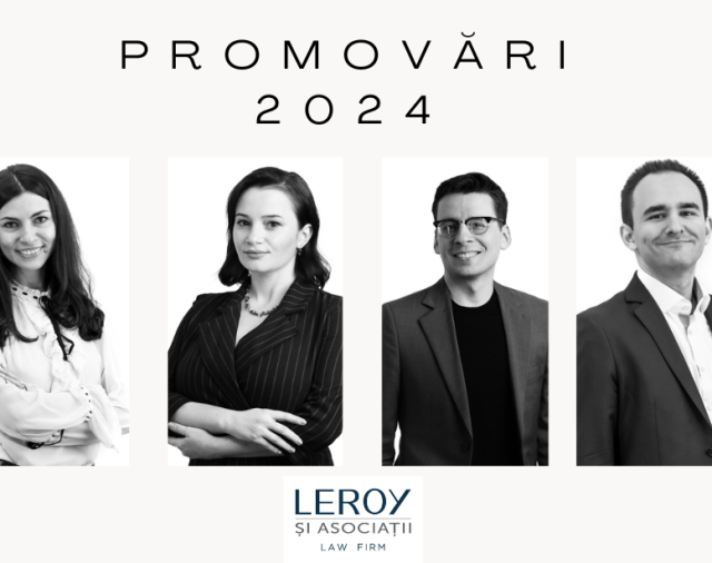 Leroy și Asociații promotes four lawyers